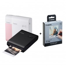 (Bundle) Canon QX10 Portable Printer + XS-20L Square Photo Paper